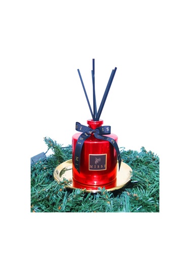 Missi Parlak Kırmızı Silindir Şişe Nar Fig Oda Kokusu 500 ML