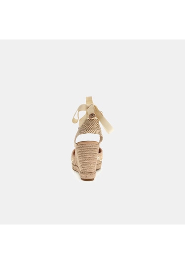 Guess Kadın Topuklu Sandalet Fljcryfal04 White-multicolor Beyaz - Çok Renkli
