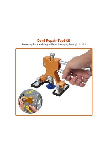 Yaozixa 21 Parça Araba Çukur Tamir Aleti - 18 Yastıklı Süpürge Sistemi