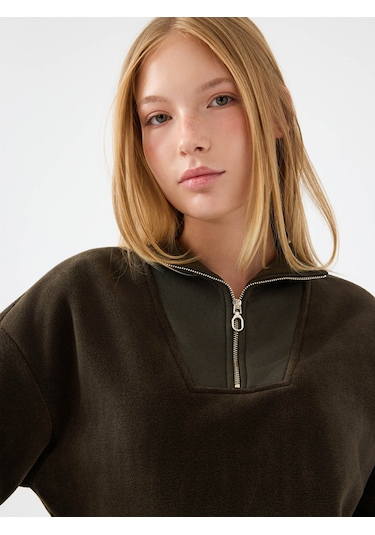 Loft Haki Kadın Sweatshirt Lf2040640 Haki