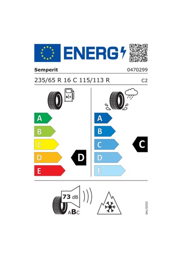 Semperit 235/65 R16C 115/113R Vangrip-3 8Pr Kış Lastiği C 2025