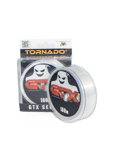 Tornado Gtx Hayalet Misina 180 Mt Fluorocarbon Kaplama Şeffaf 0.401 Mm