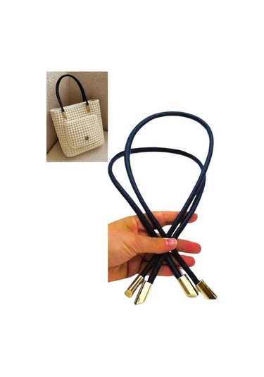 Çanta Aksesuar 60 Cm Lacivert Renk Trend Model Çift Çanta Sapı