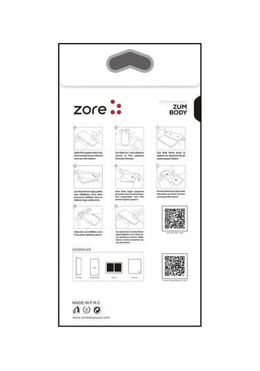 Apple iPhone Uyumlu 16 Pro Max Zore Arka Zum Body Ekran Koruyucu