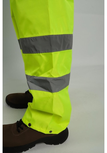 Kkdavm Bestguard Yağmurluk Oxford Reflektörlü Takım Sarı