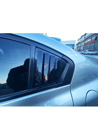 Honda Civic Fb7 Kelebek Cam Kaplama Vizörü Piano Black
