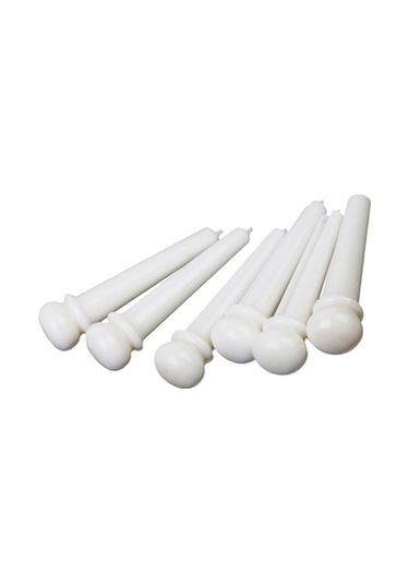 me-tools Akustik Gitar Pin Seti (6'lı) Beyaz