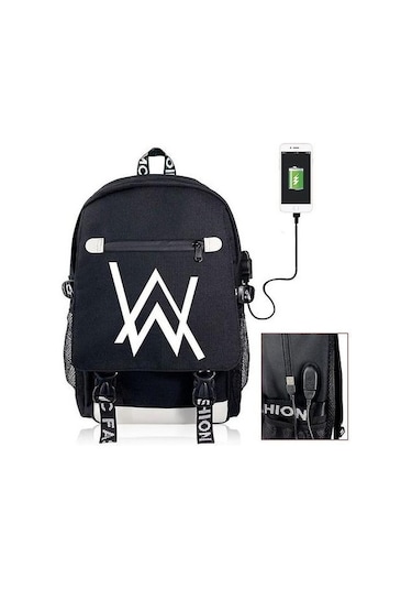 Alan Olav Walker Baskılı Rahat Sırt Çantası Hnds7m Diğer