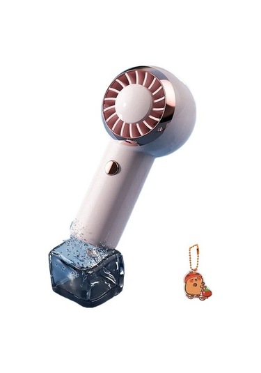 Cacaotaşınabilir Fan El Sessiz Küçük Usb 500 Mah Şarj Edilebilir Mini Boyun Fanı 4429 Pembe