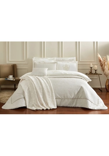 Özdilek Julia 11 Parça Çeyiz Seti - Krem Krem