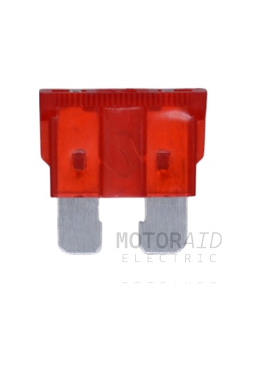 100 Adet 10a Kırmzı Standart Oto Bıçak Sigorta 12v - 32v Dc 10