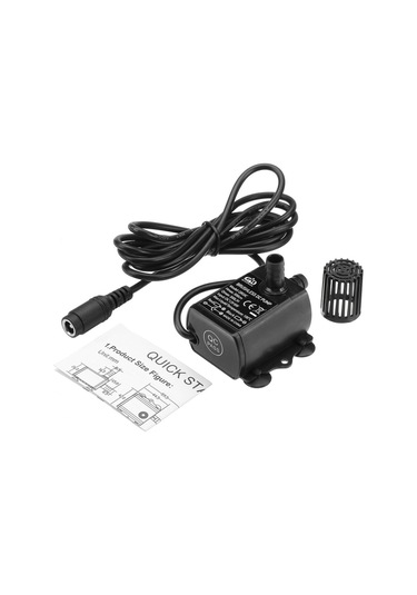 Dc12v Güneşçi Mikro Fırçasız Soğuk Su Dolaşım Çeşmesi Su Pompası, Boyut:qr50c