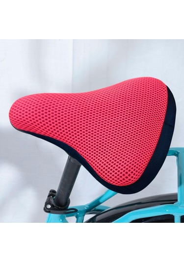 Suntek Bisiklet Selesi Kapağı Yumuşak Koruyucu Kırmızı