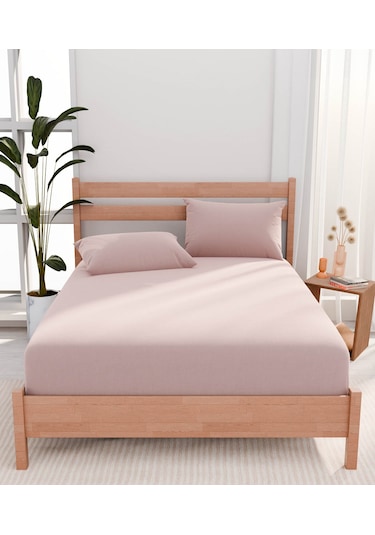 Çift Kişilik Urban Pembe Çarşaf Seti Pembe