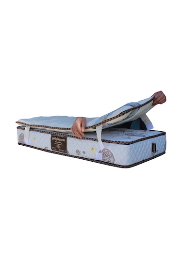 Gelişimyatak Gelişim Yatak Çıkarılabilir Yün Pamuk Pedli Yarı Ortopedik Bamboo