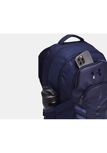 Under Armour Ua Hustle Pro 6.0 Backpack Sırt Çantası-uzunluk: 32 Cm, Genişlik: 16 Cm, Yükseklik: 51 Cm 1384671-410 Mavi Mavi