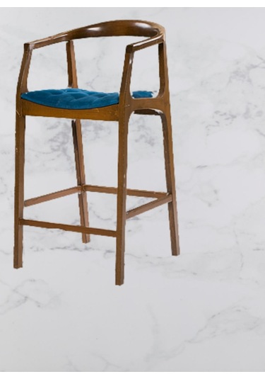 Zus703 Tam Kolçak Kayın Torna Retro Bambu Iskelet Parlak Ceviz I Lacivert