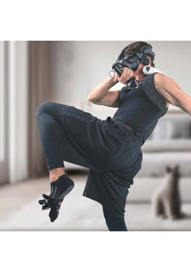 Tongxida Htc Vive Tracker Vr Oyun Askı Aksesuarları, 2 Bileklik + 1 Kemer, Merserize Kumaş, Neopren, Naylon, Meta
