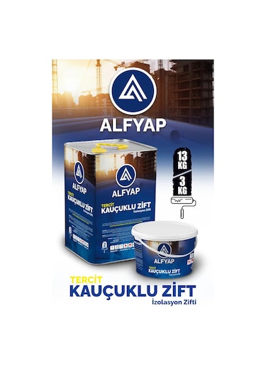 Alfyap Kauçuklu Zift İzolasyon Zifti 13 Kg