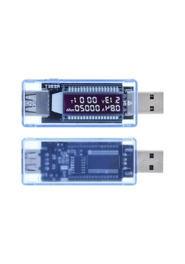 Usb Akım Ve Voltaj Ölçer - 20v, 3a Hassas Ölçüm