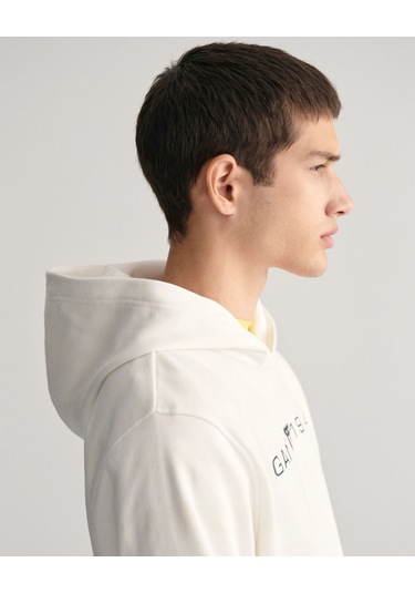 Gant Erkek Sweatshırt 2003244-113 2003244-113 Beyaz Beyaz