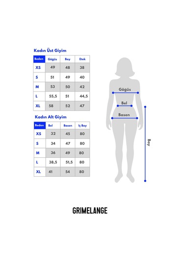 GRIMELANGE Morıah Kadın Kapüşonlu Geniş Paça Kahverengi Alt-üst Takım Kahverengi