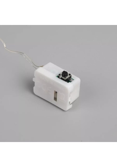 Luazon Lighting Pil İle Çalışan Çiy Işığı Zincir, 1 M 175967371 Çok Renkli