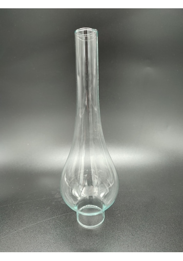Avize,küçük Gaz Lambası Camı.şeffaf Renkte.alt Çap:3.50cm-h:22.00 Şeffaf