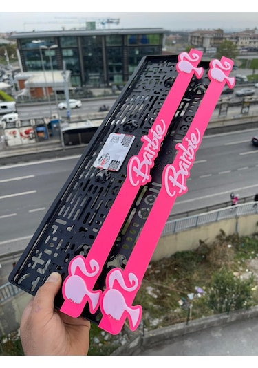 Barbie Özel Tasarımlı Pleksi Plakalık