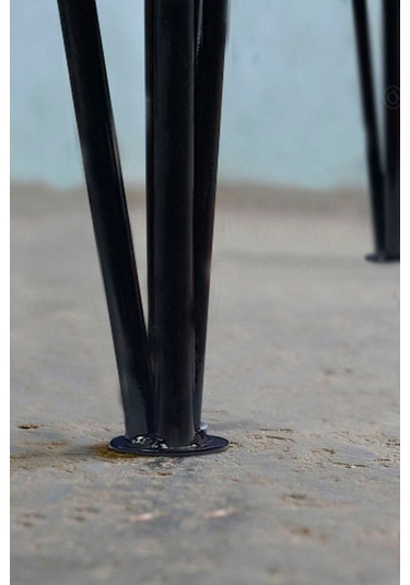 Metal Boru Ayak Kütük Masa Dresuar Orta Sehpa Zigon Ayağı 40 Cm 4 Adet