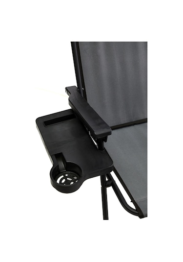 Natura 4 Adet Kamp Sandalyesi Bardaklıklı - Gri