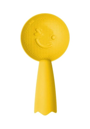 Yapışmaz Plastik Pirinç Kaşığı Sevimli Gülen Yüz Pirinç Spatulası Kepçe Pişirici Uzun Pişirme Pirinç Kaşığı Mutfak Gereci Sofra Takımı Aletleri Sarı