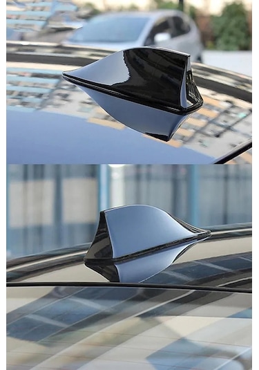 Kia Carnival Uyumlu Siyah Renk Oto Balık Sırtı Anten - Elektrikli Köpekbalığı Anteni