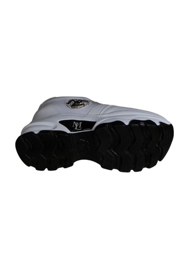 Yazkış Kadın Siyah Beyaz Parlak Kumaş Taşlı 8cm İçten Gizli Topuk Fashıon Günlük Spor Ayakkabı Beyaz Yazkış Kadın Siyah Beyaz Parlak Kumaş Taşlı 8cm İçten Gizli Topuk Fashıon Günlük Spor Ayakkabı Beyaz