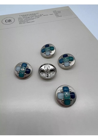 Casaditessuti Bs Chanel Tarzı Dekoratif Düğmeler 240478241