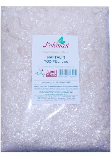 Lokman Toz Pul Naftalin 2 KG