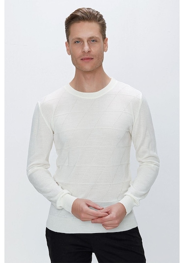 Tr 837 Ekru Balıkçı Triko Ekru