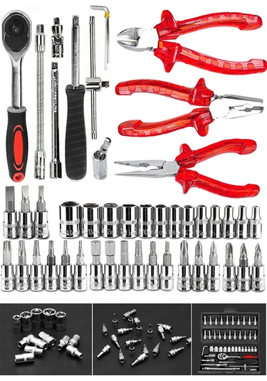 PROXTECH 49 Parça Mini Lokma Takımı Otomatik Cırcırlı 1/4"