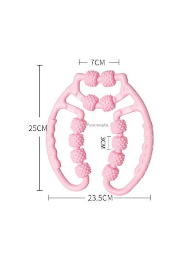 Mavi 12 Tekerlek Halka Kelepçe Bacak Çalıştırıcı Bacak Kas Spor Bel Güzellik Bacak Cihazı Yoga Masaj Silindiri Eğitmen Kas Gevşeme Rulo Mavi