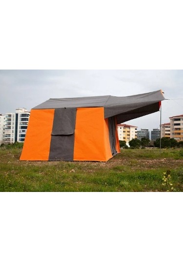 Doğa Kamp 2 Odalı Kamp Çadırı Turuncu Çok Renkli