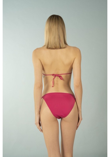 Estiva Üçgen İpli Bikini Takımı - Pembe