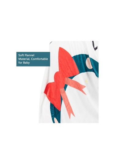 Flybuy Bebek Ay Ay Büyüme Battaniyesi - Yumuşak Flanel Fotoğraf Örtüsü 47x39 İnç - 12 Aylık Gelişim Takibi DiğER