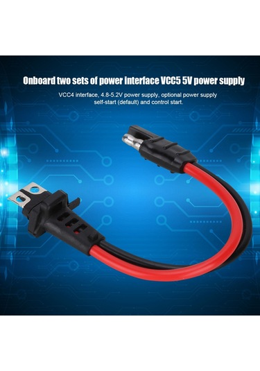 Moveevo Motorola Gm300/gm3688 Vb. Araç Radyoları İçin Dayanıklı Abs Power Kablosu - 18cm Uzunluk, Sağlıklı Ve Kararlı Aktarım