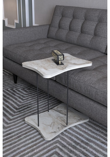 Yan Sehpa Tekerlekli Servis Sehpası Hnd Efes