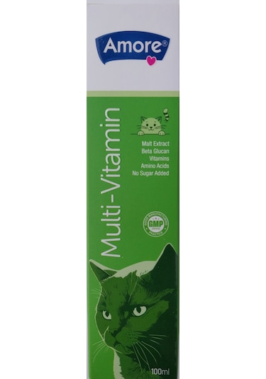 Amore Multivitamin Kedi Malt Biotin Vitamin A-d-e-b-k 100 ML