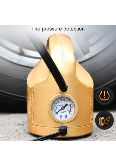 Dc 12v 100w Dörtü Bir Arada Taşınabilir Araç Lastiği Kompresör & Hava Pompası Şişme Pompa Beyaz