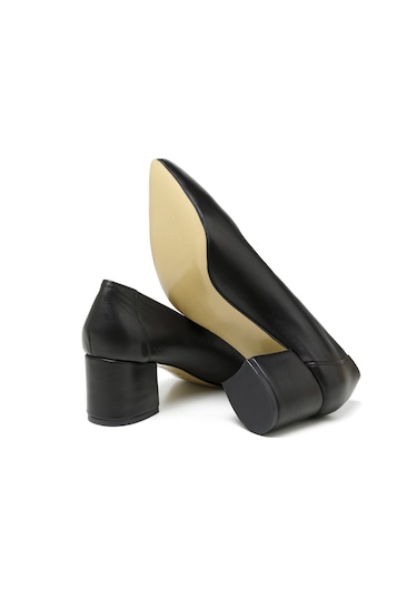 Topuklu Kadın Rc-4003 Deriden Siyah Siyah