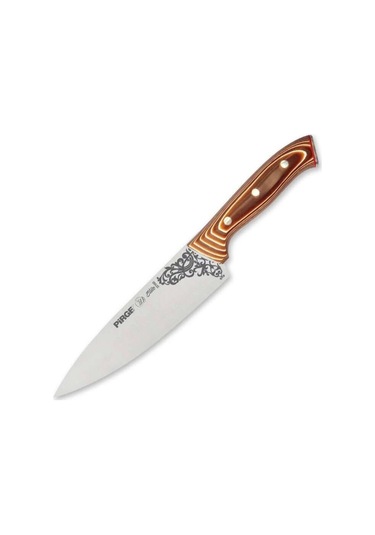 32160 Elite Şef Bıçağı 19 Cm - Perçinli Kahverengi Kompozit Sap Çok Renkli