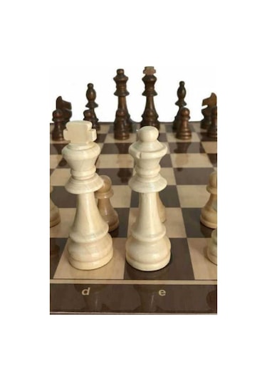 Ahşap Satranç Takımı Turnuva Boyu