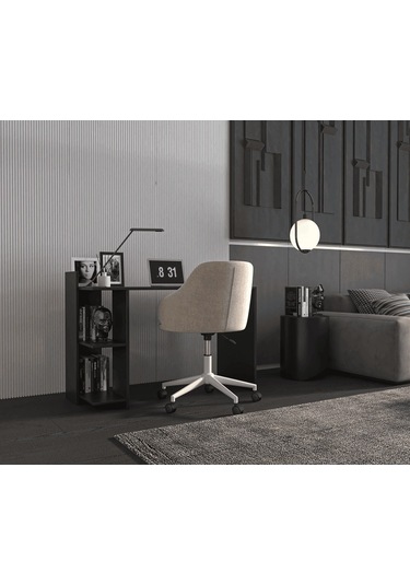 Malta Ofis Masası - Siyah